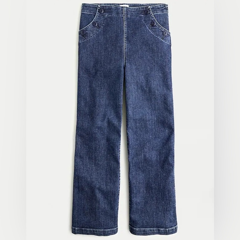 J. Crew slim wide leg jean AJ541 size 24